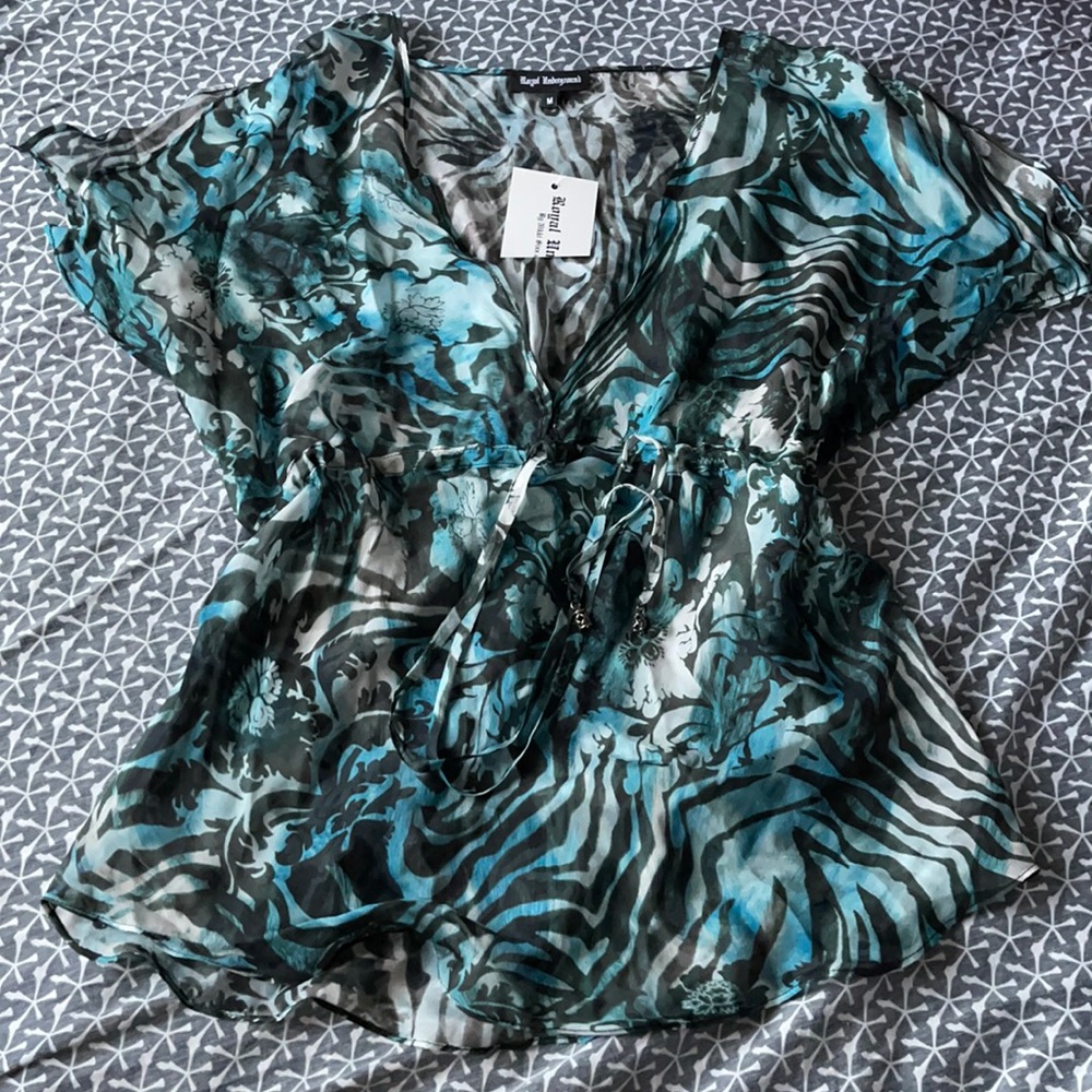 NWT royal underground blue blouse